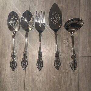 NEW 5 PCs Community Oneida Stainless BRAHMS Serving Hostess‎ Set